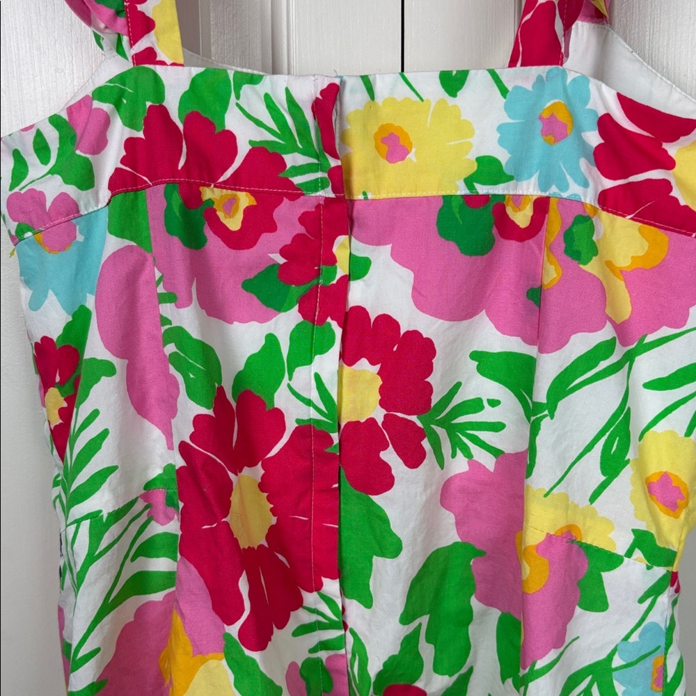 Lilly Pulitzer Floral Ants on Parade Mini Dress with Ruffle Straps - 10 - Picture 9 of 12